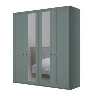 Drehtürenschrank Marlow Lindgrün - Breite: 200 cm - 2 Spiegeltüren