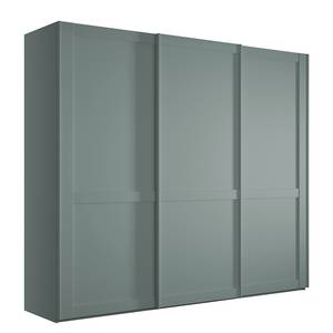 Armoire à portes coulissantes Marlow Vert pâle - Largeur : 250 cm - Sans portes miroir