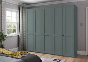 Drehtürenschrank Marlow Lindgrün - Breite: 250 cm - Ohne Spiegeltür/-en