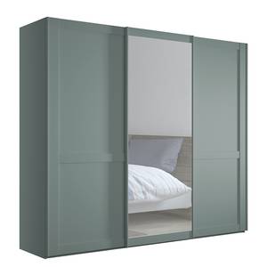 Schwebetürenschrank Marlow Lindgrün - Breite: 250 cm - 1 Spiegeltür