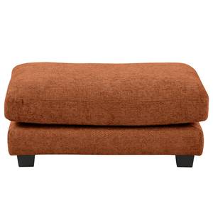 Gestoffeerde hocker Renera Chenille Leyla: Terracotta