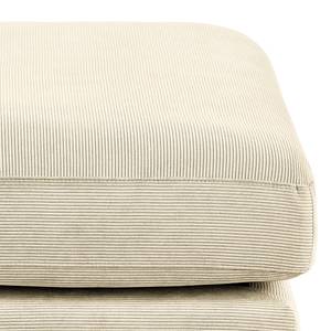 Polsterhocker Renera Cordstoff Licia: Creme