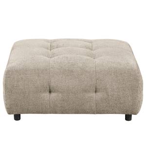 Gestoffeerde hocker Ginzo Chenille Gelia: Taupe