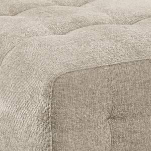 Gestoffeerde hocker Ginzo Chenille Gelia: Taupe