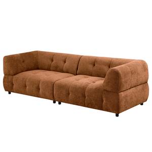 3-Sitzer Sofa Ginzo Webstoff Stormy: Rostbraun