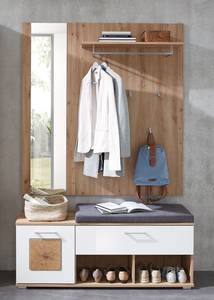 Compacte garderobe Gattica Hoogglans wit