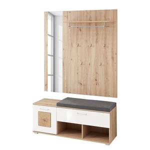 Compacte garderobe Gattica Hoogglans wit