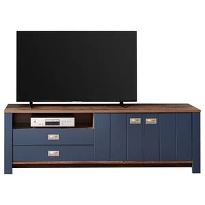 Set di 4 mobili Haglund - Credenza Illuminazione inclusa - Blu brillante