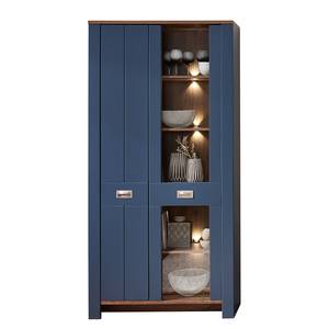 Set di 4 mobili Haglund - Credenza Illuminazione inclusa - Blu brillante