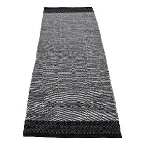 Tapis de couloir Kelim Mia Coton - Réversible - Gris - 80 x 300 cm