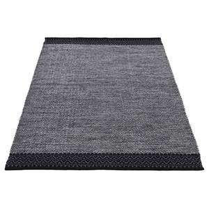 Tappeto a pelo corto Kelim Mia Cotone - Reversibile - Grigio - 120 x 170 cm