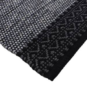 Tapis de couloir Kelim Mia Coton - Réversible - Gris - 75 x 240 cm