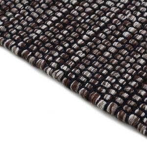 Laagpolig vloerkleed Kelim Mia katoen - omkeerbaar - Bruin - 200 x 250 cm