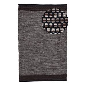 Tapis Kelim Mia Coton - Réversible - Marron - 140 x 200 cm