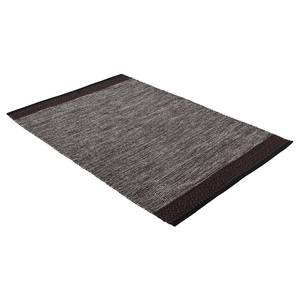 Tapis Kelim Mia Coton - Réversible - Marron - 140 x 200 cm