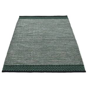 Tappeto a pelo corto Kelim Mia Cotone - Reversibile - Verde - 120 x 170 cm