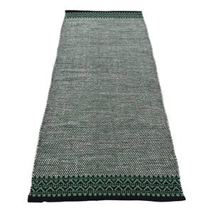 Passatoia Kelim Mia Cotone - Reversibile - Verde - 80 x 350 cm