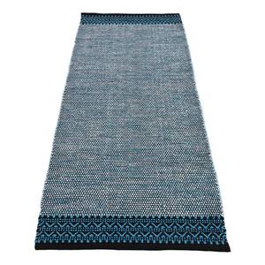 Passatoia Kelim Mia Cotone - Reversibile - Blu - 75 x 200 cm