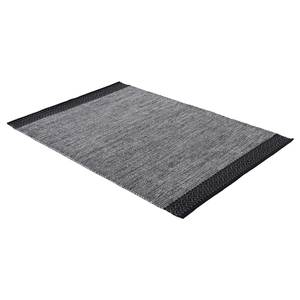 Tapis Kelim Mia Coton - Réversible - Gris - 40 x 60 cm