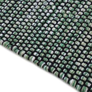 Tappeto a pelo corto Kelim Mia Cotone - Reversibile - Verde - 40 x 60 cm