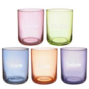 Trinkglas COLORATA Salute Glas- Lila