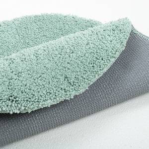 Badmat Cozy Bath Uni Rond polyester - mintkleurig - Mintkleurig - 60 x 60 cm