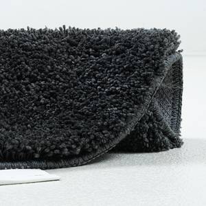 Badmat Cozy Bath Uni Rond polyester - antracietkleurig - Antraciet - 60 x 60 cm