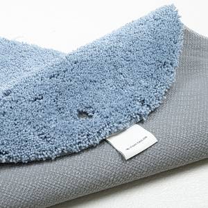 Badmat Cozy Bath Uni Ovaal polyester - lichtblauw - Lichtblauw