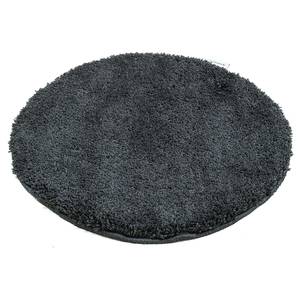 Badmat Cozy Bath Uni Rond polyester - antracietkleurig - Antraciet - 90 x 90 cm