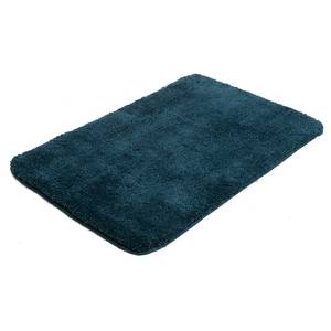 Tapis de bain Cozy Bath Uni Polyester - Bleu pétrole - Bleu pétrole - 60 x 100 cm