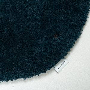Tapis de bain Cozy Bath Uni ovale Polyester - Bleu pétrole - Bleu pétrole