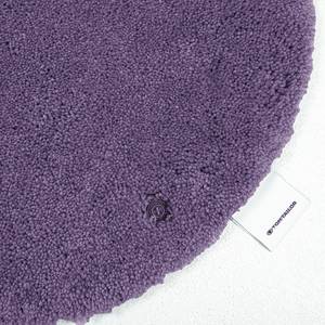 Tappeto da bagno rotondo Cozy Bath Uni Poliestere - Viola - Viola - 90 x 90 cm