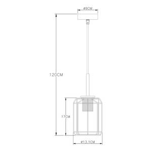 Lampada a sospensione Kammi B Vetro / Ferro - 1 punto luce