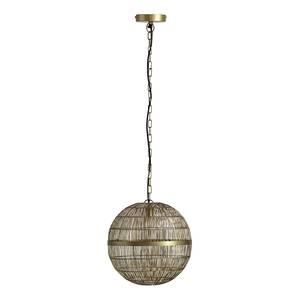 Suspension Hermi - Type J Fer / Laiton - 1 ampoule - Diamètre : 30 cm