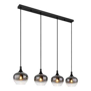 Lampada a sospensione Maxy A Vetro colorato / Ferro - Numero di lampadine necessarie: 4