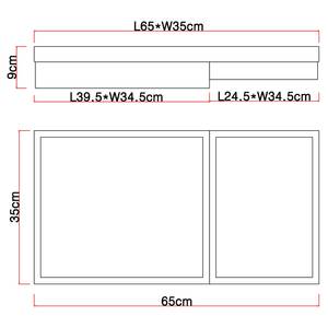 LED-Deckenleuchte Gundi Acrylglas - 1-flammig - Breite: 35 cm