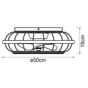 LED-Deckenleuchte Leonhard Acrylglas / Eisen - 1-flammig