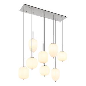 Hanglamp Blacky type I melkglas/ijzer - 8 lichtbronnen