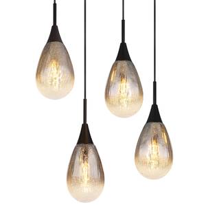 Suspension Krys Verre coloré / Fer - Nb d'ampoules : 8