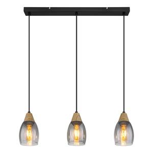 Hanglamp Reid type A gekleurd glas/ijzer - 3 lichtbronnen