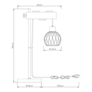 Lampe Paulo Verre coloré / Fer - 1 ampoule