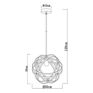 Pendelleuchte Tamara Typ D Eisen - 1-flammig - Durchmesser: 30 cm