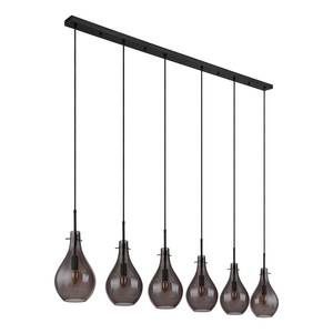 Hanglamp Torsbreen gekleurd glas/ijzer - Aantal lichtbronnen: 6