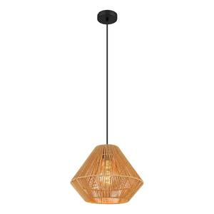 Lampada a sospensione Houdini B Fibra naturale / Ferro - Beige