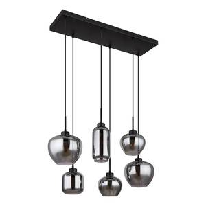 Suspension Matt - Type E Verre coloré / Fer - 6 ampoules