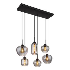 Hanglamp Matt type E gekleurd glas/ijzer - 6 lichtbronnen