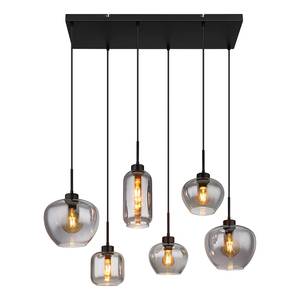 Hanglamp Matt type E gekleurd glas/ijzer - 6 lichtbronnen