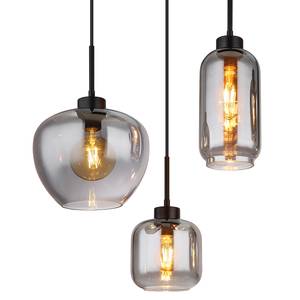 Hanglamp Matt type E gekleurd glas/ijzer - 6 lichtbronnen