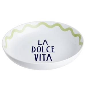 Assiette à pâtes VACANZA Dolce Vita Porcelaine - Multicolore