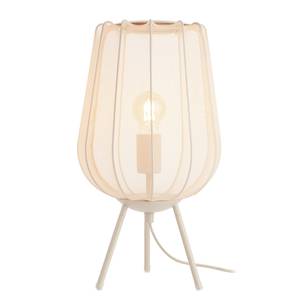 Lampe AMAL Fer / Polyester - 1 ampoule - Beige